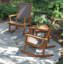 Chaise berçante en bois massif Arnot-1021631835