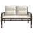 Patio Sofa Set Brown, Cream White