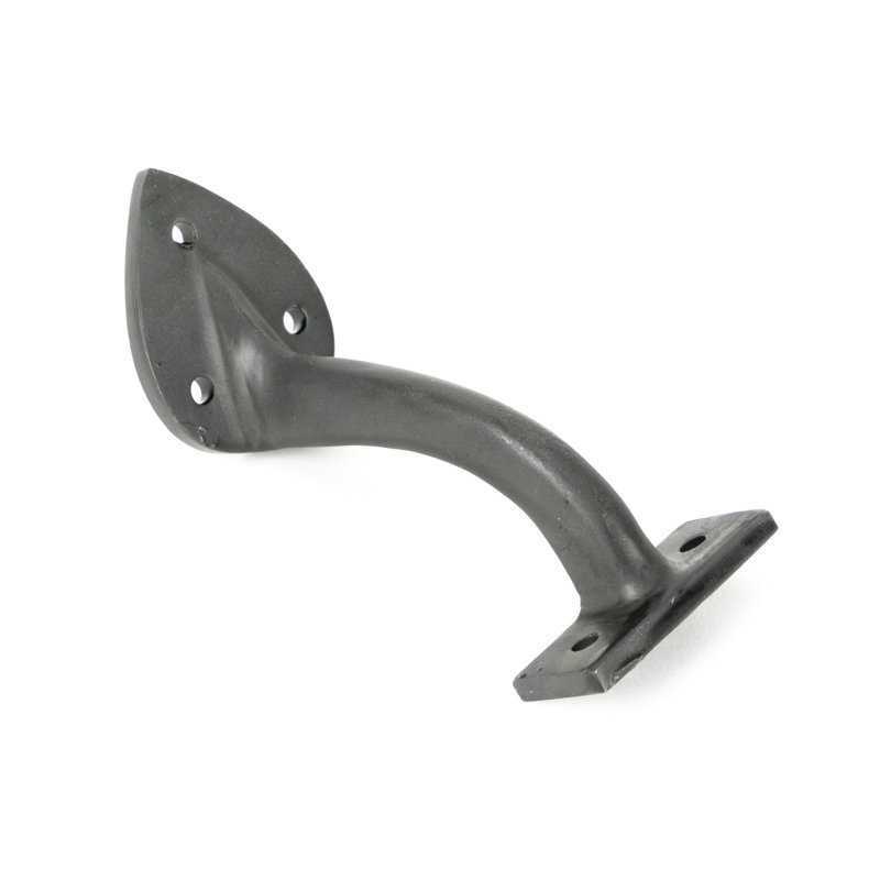 Handrail Brackets Steel 5cm Mounting Bracket, 9.8cm H x 5cm W x 8.9cm D, Beeswax