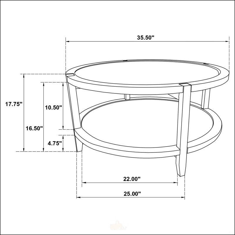Ensemble de table basse et de table de bout 2 pièces Elliott Maple, parfait pour les salons modernes avec un design peu encombrant et une finition élégante