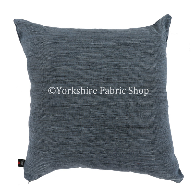 Bombay Square Throw Cushion, Small, Navy Blue