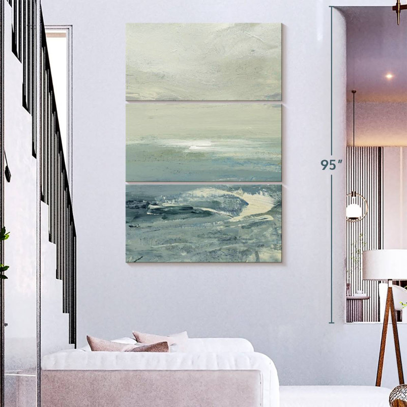 Avery Waves Abstract I, H 74 po x l 48 po