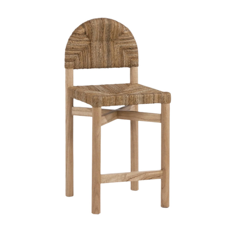 Tabouret de comptoir 24,5 po Daliya, Brun