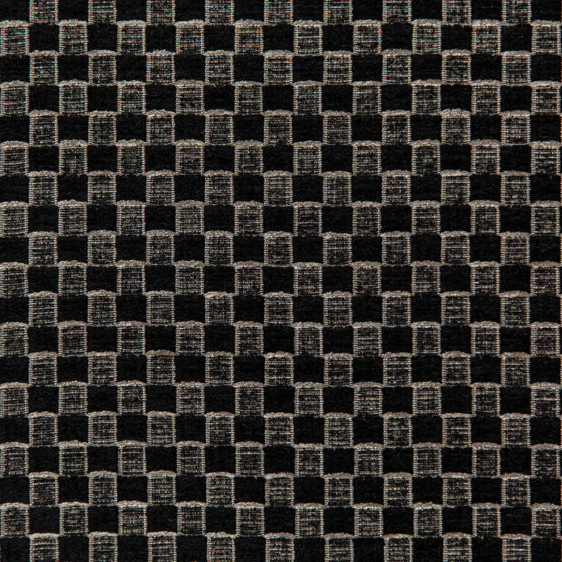 Linford Allonby Weave Fabric, Jet