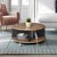 Table basse à 4 pieds avec rangement