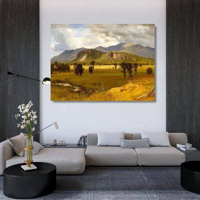 Art sur toile tendue par Millwood Pines Bierstadt, Albert Gallery: Moat Mountain, intervalles, New Hampshire
