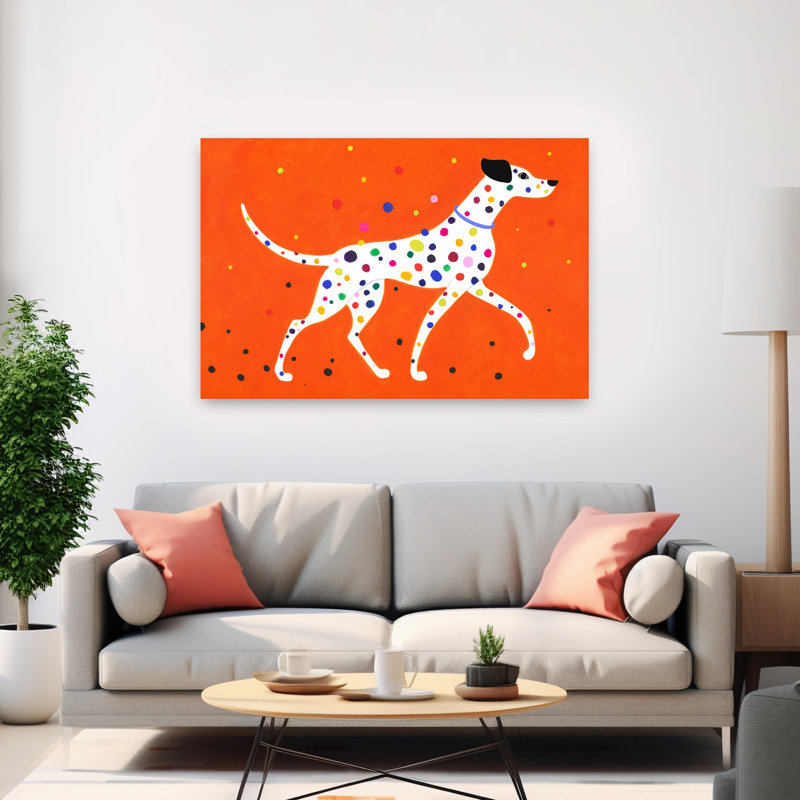 «Dalmatian» tacheté, H 40 po x l 60 po