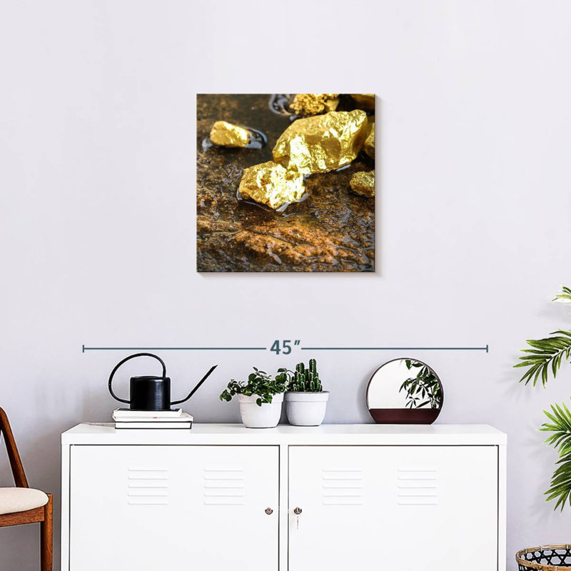 Alvord Gold Chunks, 20" H x 20" W