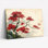 Art mural sur toile Gallery Wrap pour le salon, la chambre à coucher, le bureau ou le vestibule - décoration murale décorative avec arbre rouge
