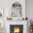 Arched Vintage Metal Frame Wall Mirror/Decorative Mirror-104604080-104604081