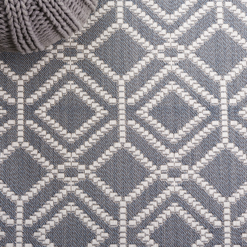 Keyiona Performance Machine Washable Geometric Rug, Runner 2' x 8'