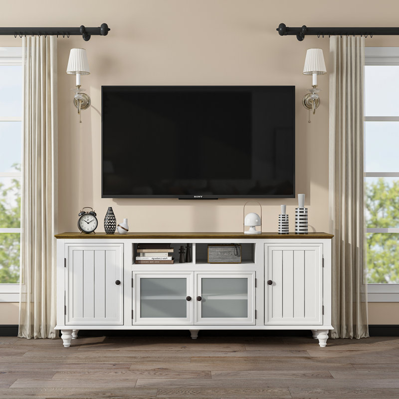 White Tv Stand For Tvs Up To 70", White