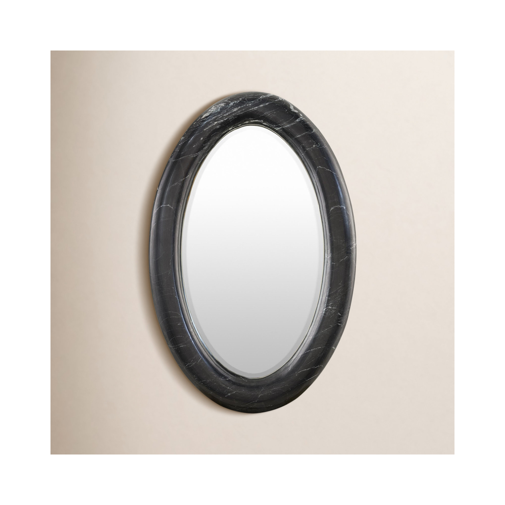 Christie Accent Mirror, 18" x 28", Black