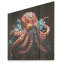 Cosmic Art Style Octopus I - Octopus / calmar sur bois de pin naturel-1186711926
