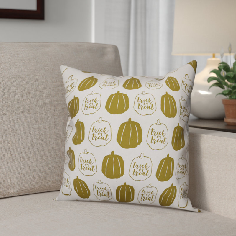 Coussin citrouilles, Intérieur