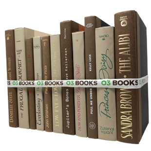 Livres décoratifs Natural Harmony - beige et brun