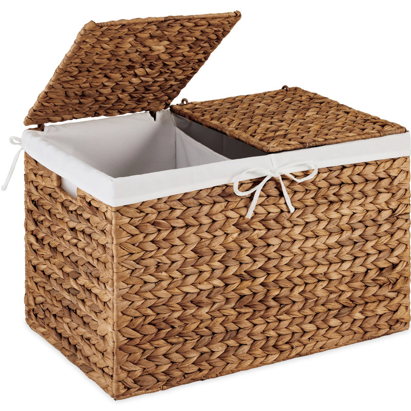 Grand panier de rangement, Chestnut
