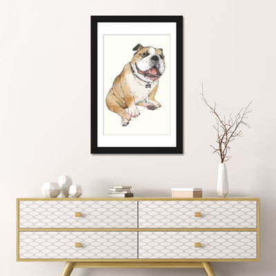 «Bulldog», impression sur toile