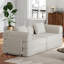Canapé-lit convertible avec poches et coussins de rangement latéraux, idéal pour les salons, les chambres à coucher et les bureaux, confortable et pliable-1249266090