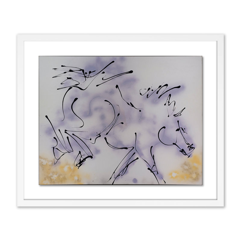 Couples II Painting by Donna Bernstein, White, 20" H x 24" W x 1.5" D