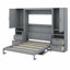 Lit escamotable Murphy avec placard, tiroirs et tablettes-1088093507