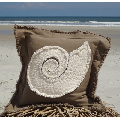 Cotton Reversible Throw Pillow