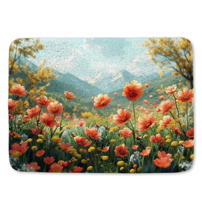 Kynzlie Microfiber / Microsuede Non-Slip Bath Mat