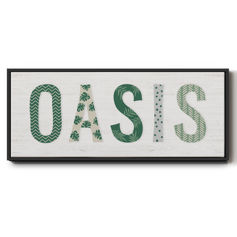 Oasis Cabana- Framed Canvas