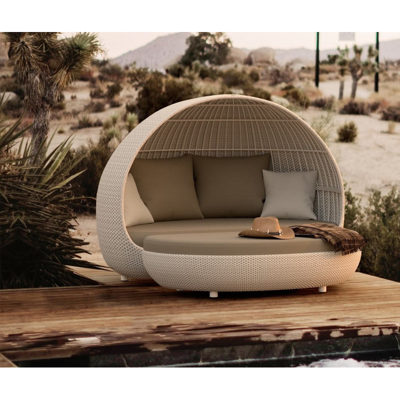 Lagoon Twin Metal Daybed with Mattress