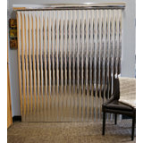 Child Safe Room Darkening Mirror Silver Vertical Blind