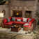 Keyala 7 Piece Rattan Sectional Seating Group with Cushions