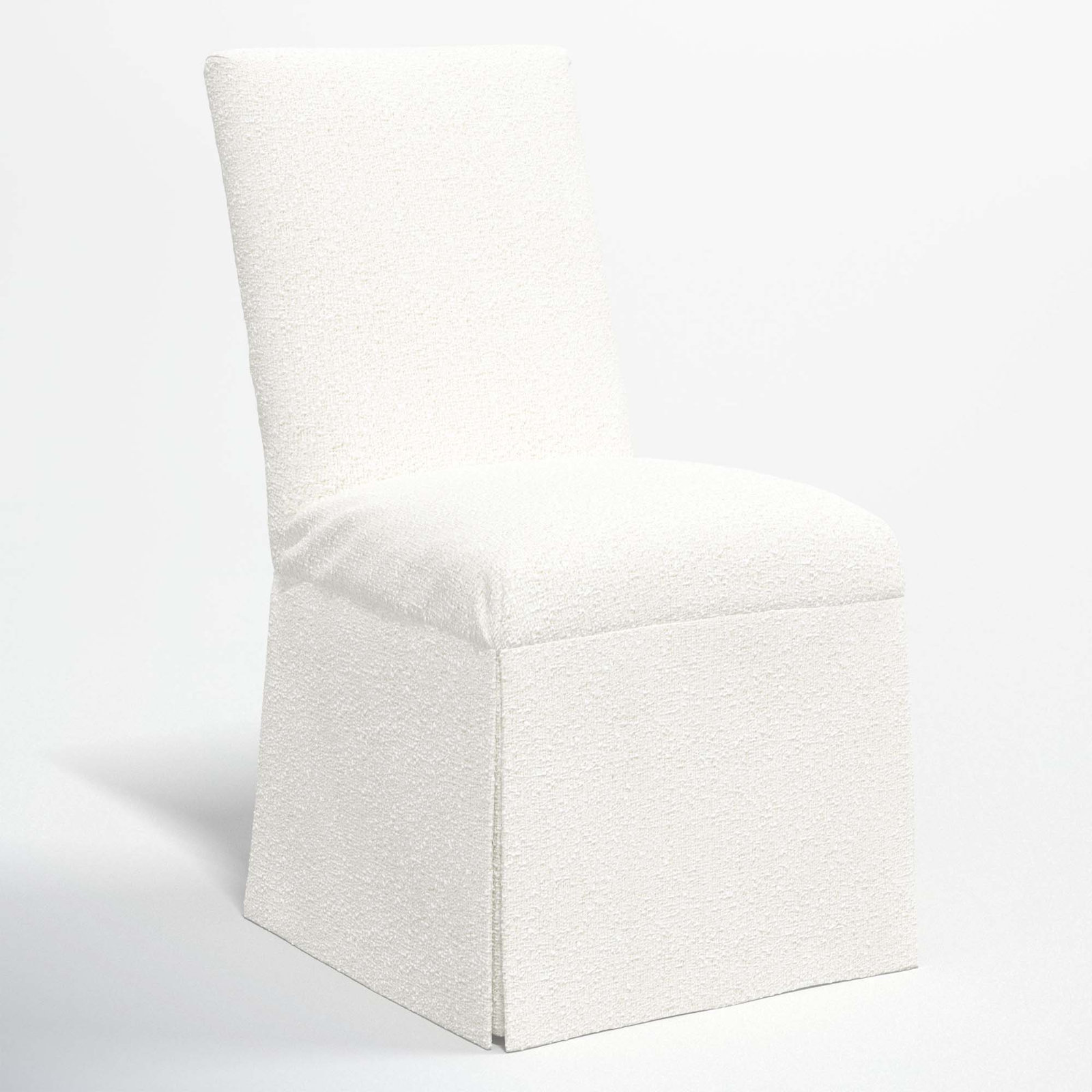 Silvia Dining Chair, Classic Snow Boucle
