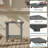 Square HDPE All-Weather Side Table, Durable Outdoor Patio End Table Built to Last, Resists Fading and Moisture for Beach or Porch, Features Simple Assembly, a Sturdy and Versatile Companion-1739685478