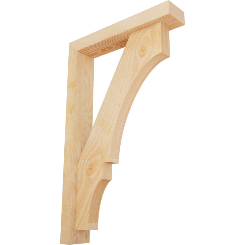 Support de bloc Balboa avec entretoise décalée, 32 x 20, Sapin Douglas de l 4 po (scié brut)