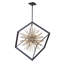 Lustre sphérique spoutnik à 8 lumières Sunburst
