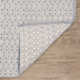 Optic Diamond Grey/Ivory Handwoven Cotton Rug