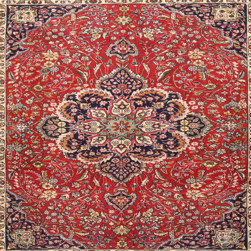Oriental Indoor Rug, Round 3'