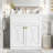 Bathroom Vanity With Ceramic Sink Combo/ Modern Freestanding Storage Cabinet  With  Handles/ Doors-113435611