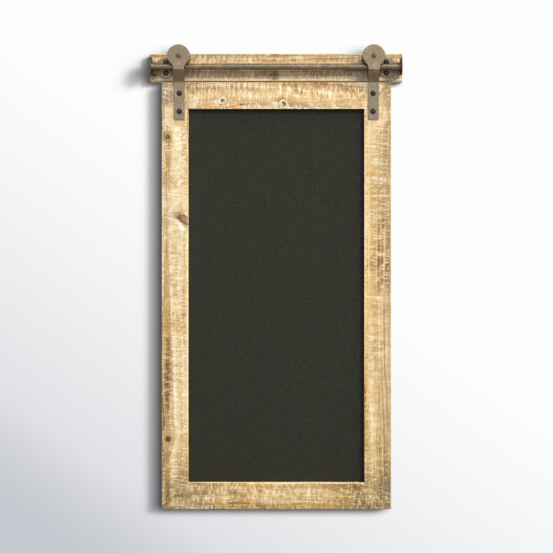 Tableau noir mural de conception rustique