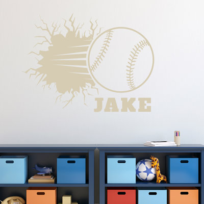 Décalcomanie murale découpée baseball Jimenez