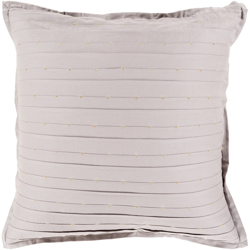 Moonlight Textured Cotton Throw Pillow, Down