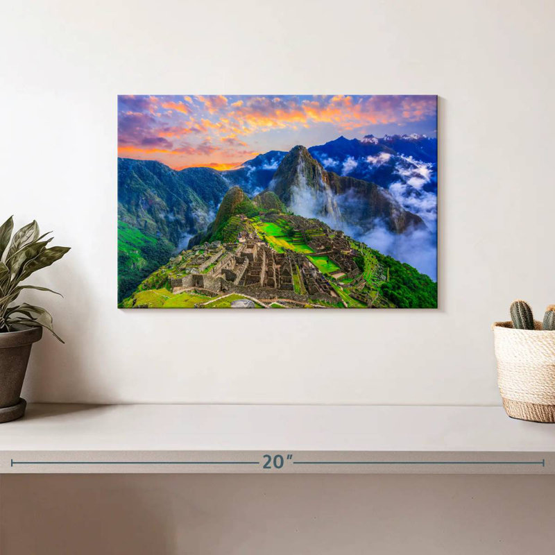 Lilie, ville inca, Machu Picchu, H 8 po x l 12 po