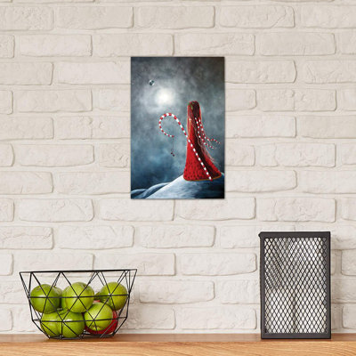 Candy Cane Fairy - Wrapped Canvas Print