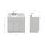 Ensemble de meuble-lavabo simple 37 po Partham-1914477225