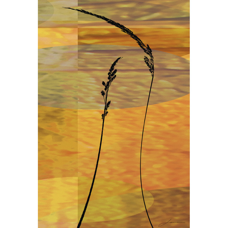 Sunset Duet II - Wrapped Canvas Painting, 46cm H x 30cm W x 3.8cm D