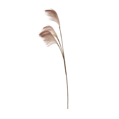 Artificial Triple Stem Pampas Grass Arrangements for Indoor Living Room Decor, Fake Fern