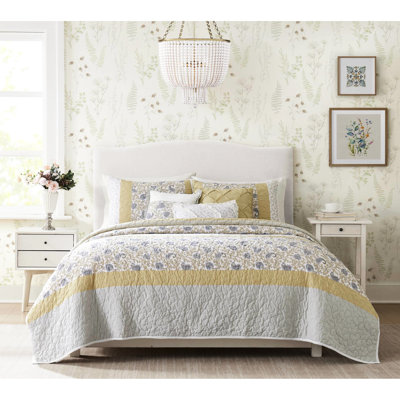 Literie jaune, 6 pièces, très grand / très grand, avec coussins chics en microfibre chic