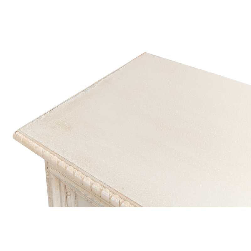 Forsythe 42'' W Solid Wood Sideboard, Bright Lime White