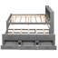 Lit plateforme avec lit gigogne USB et 3 tiroirs-1794593563-1794593556