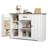 Sideboard with 2 Cabinets, 1 Drawer, and Open Shelves-744610085
